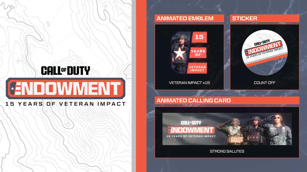 Everything you get in the Call of Duty endowment back in Black Ops 6 and Warzone.