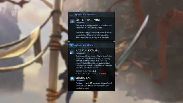 Kez's Aghanim's Scepter and Shard upgrades