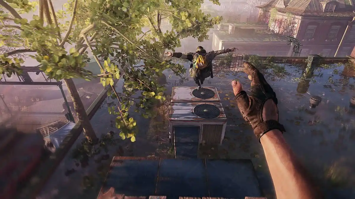 Parkour in action in Dying Light 2.