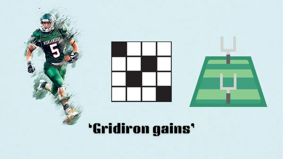 ‘Gridiron gains’ NYT Mini Crossword puzzle clues answer and hints