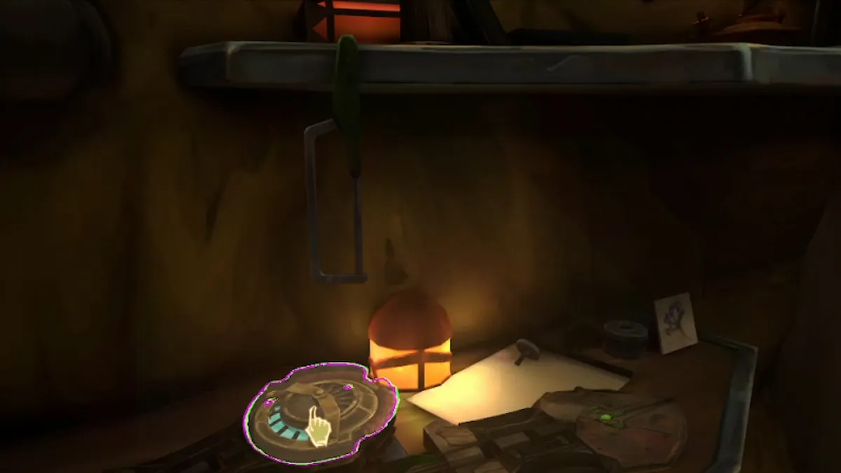 Picture showing the location of the cooling system fan in Jinx Fixes Everything mini-game.