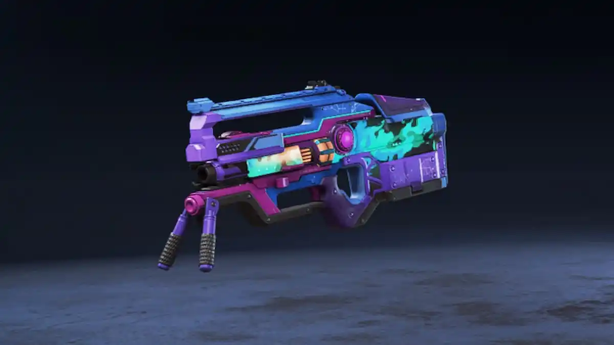 The Ectoplasmic Redcutor skin for the L-Star gun in Apex Legends.