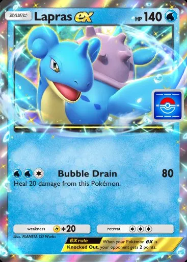 A Lapras ex Promo Card in Pokemon TCG Pocket.