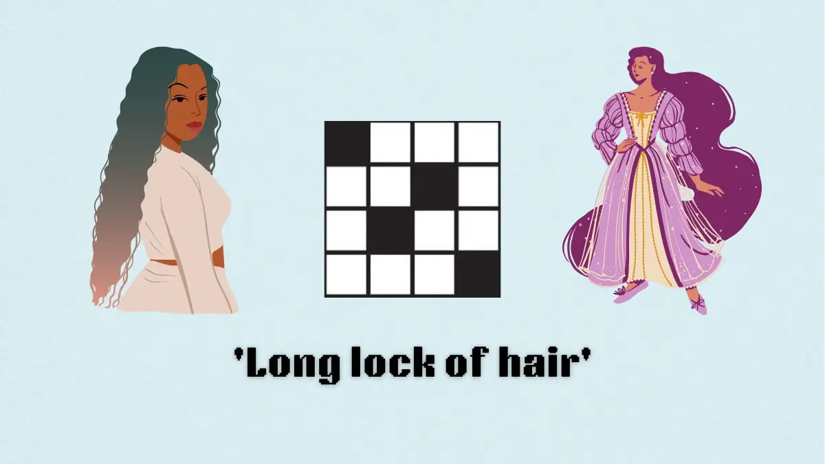 Long lock of hair NYT Mini Crossword puzzle clues answer and hints