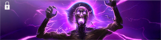 A zombie surrounded by purple electricity in a Black Ops 6 Calling Card