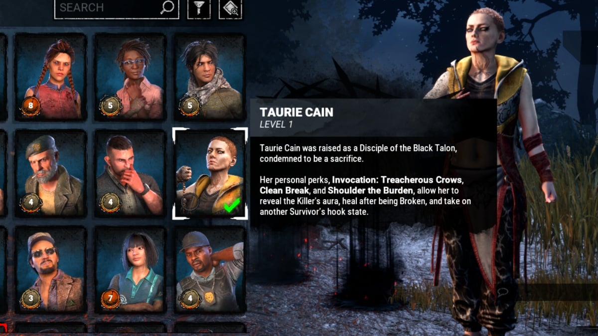 taurie cain - new survivor in dead by daylight