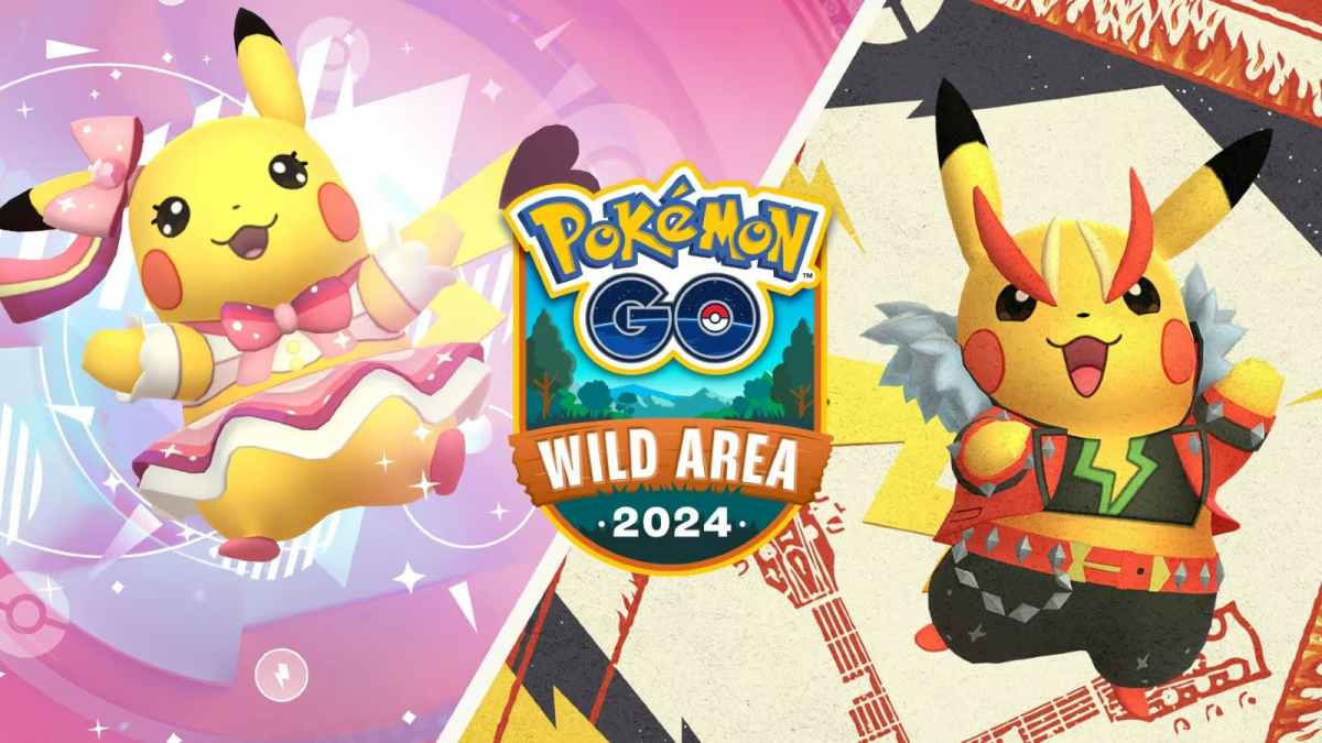 pop star and rock pikachu in go