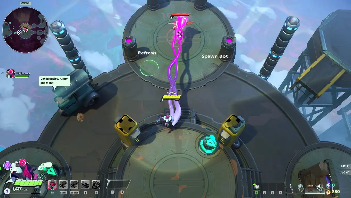 Picture showing Kingpin hunter using his Abyssal Grasp ability in SUPERVIVE.