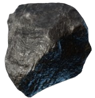 A small lump of black coal from Enshrouded