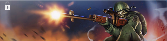 A skeleton holding a sniper rifle in a Black Ops 6 Calling Card