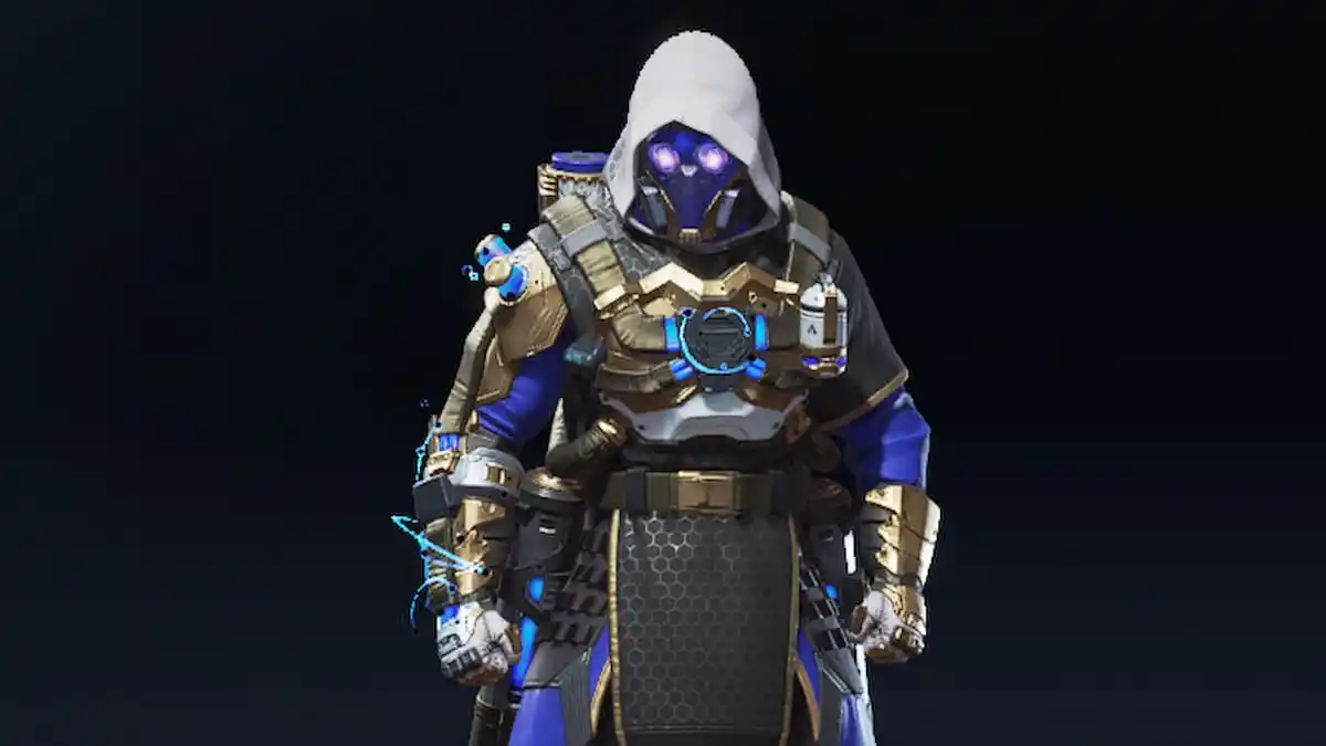 The Astral Anomaly skin for Caustic in Apex Legends.