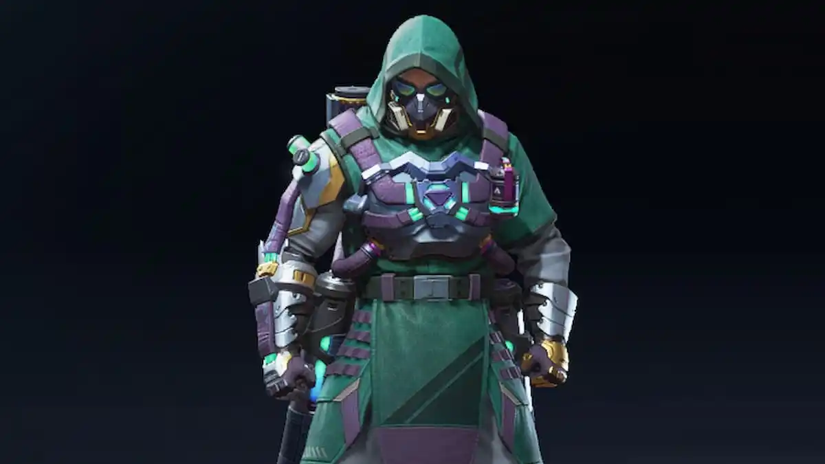 The Toxic Alchemist skin for Caustic in Apex Legends.