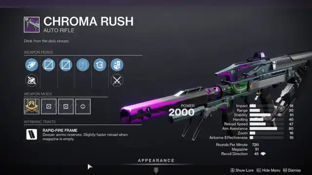 Chroma Rush overview in Destiny 2