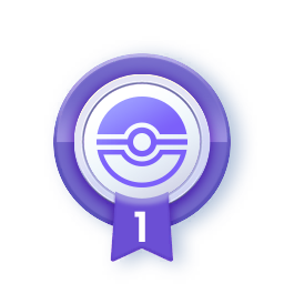 A purple emblem with a Pokeball in Pokemon TCG Pocket.