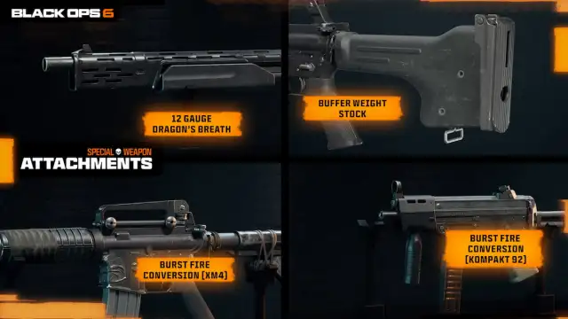 New season one attachments in BO6