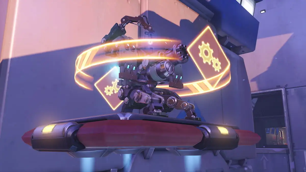 Bastion self-heal ability in Overwatch Classic