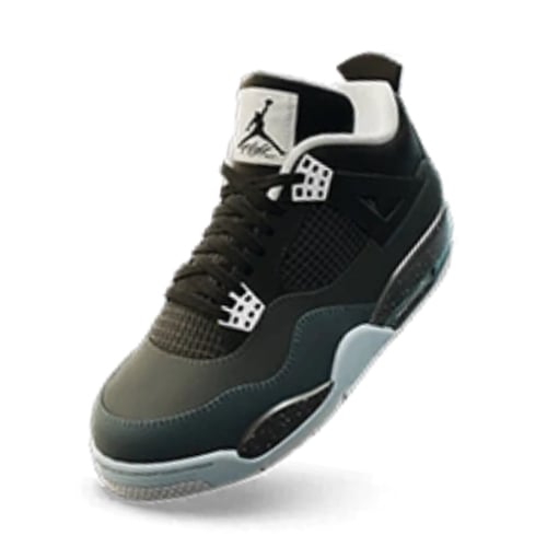 air jordan 4 black anthracite kicks 