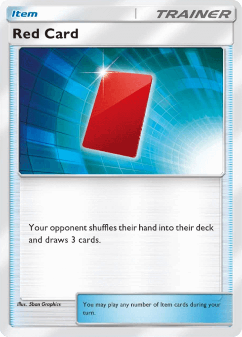 Red Card Pokémon TCG Pocket card.