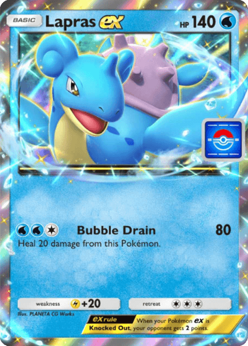 Lapras ex Pokémon TCG Pocket card.