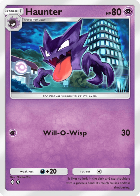 Haunter Pokémon TCG Pocket card.