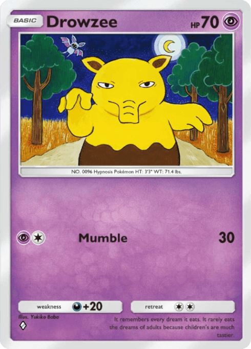 Drowzee Pokémon TCG Pocket card