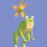 A Yellow Frog Snippet in Disney Dreamlight Valley.