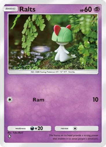 Ralts Pokémon TCG Pocket card.