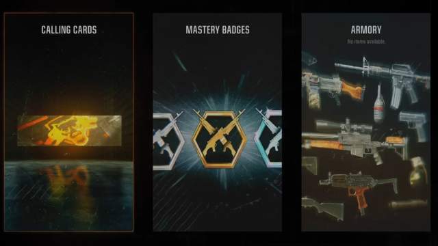 An image showing challenge sections in the Black Ops 6 Armory.