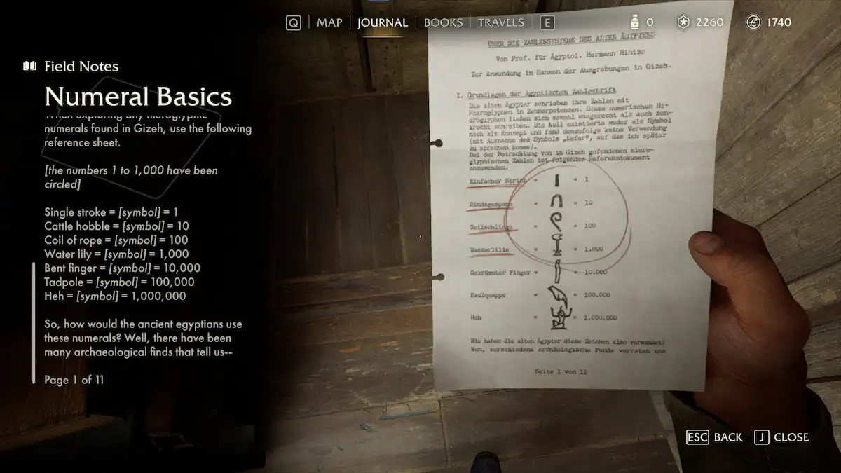 How to solve Egyptian Numeral Code lockbox in Indiana Jones and the Great Circle