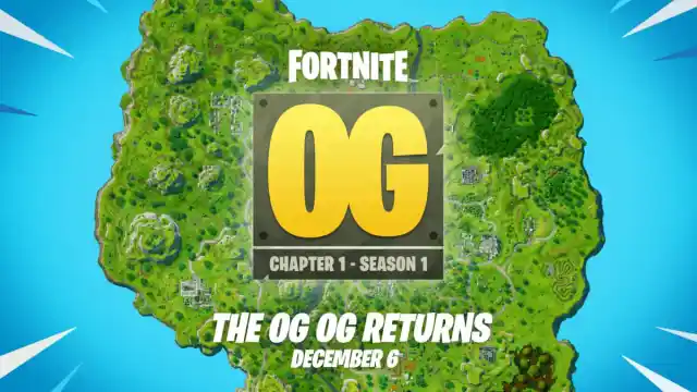 A teaser image for Fortnite OG released by Epic Games