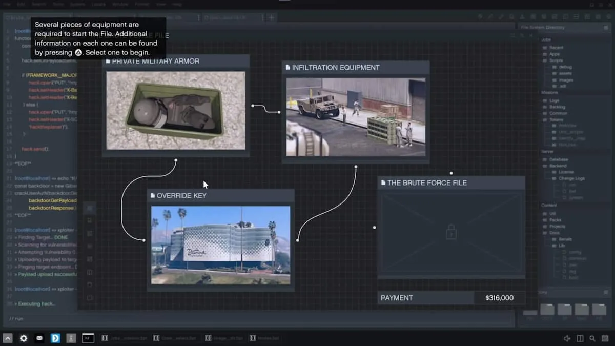 How to complete The Brute Force File in GTA Online