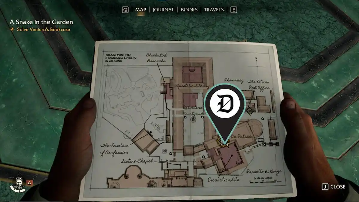 How to solve The A Snake in the Garden puzzle in Indiana Jones and The Great Circle