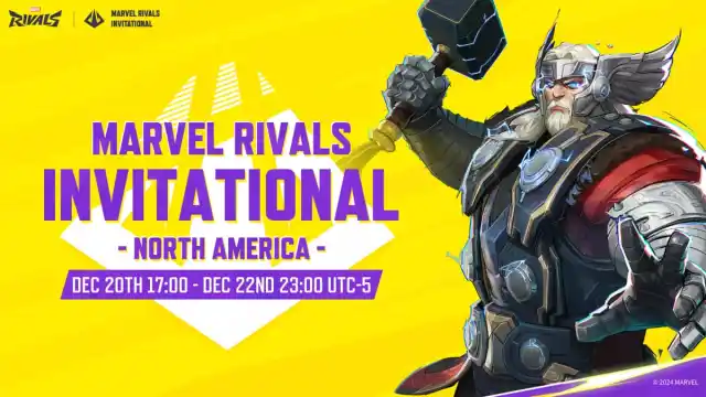 Promotional artwork for the Marvel Rivals Invitational tournament.