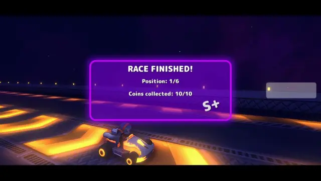 Getting S+ on the Spacecar arcade machine