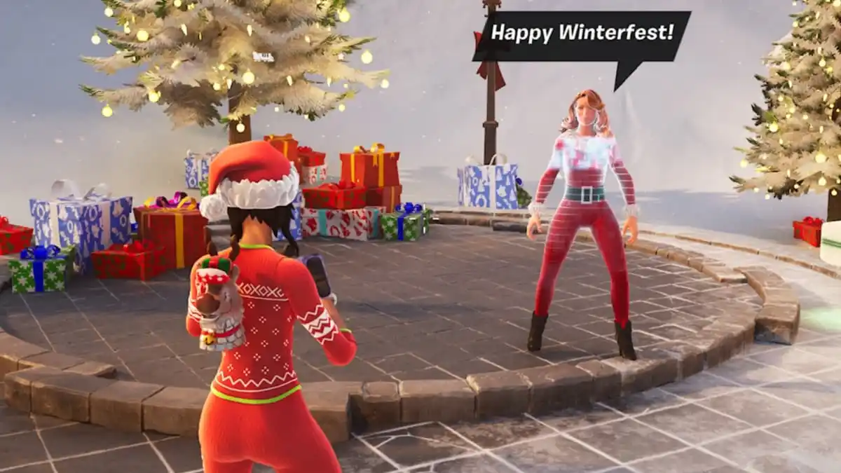 How to get a free mythic Holiday Present in Fortnite