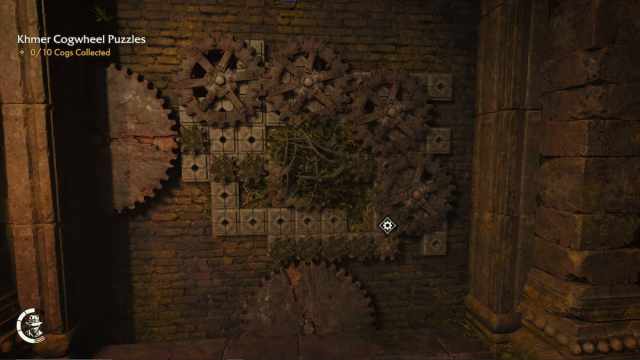 Solving Khmer Cogwheel puzzles in Indiana Jones