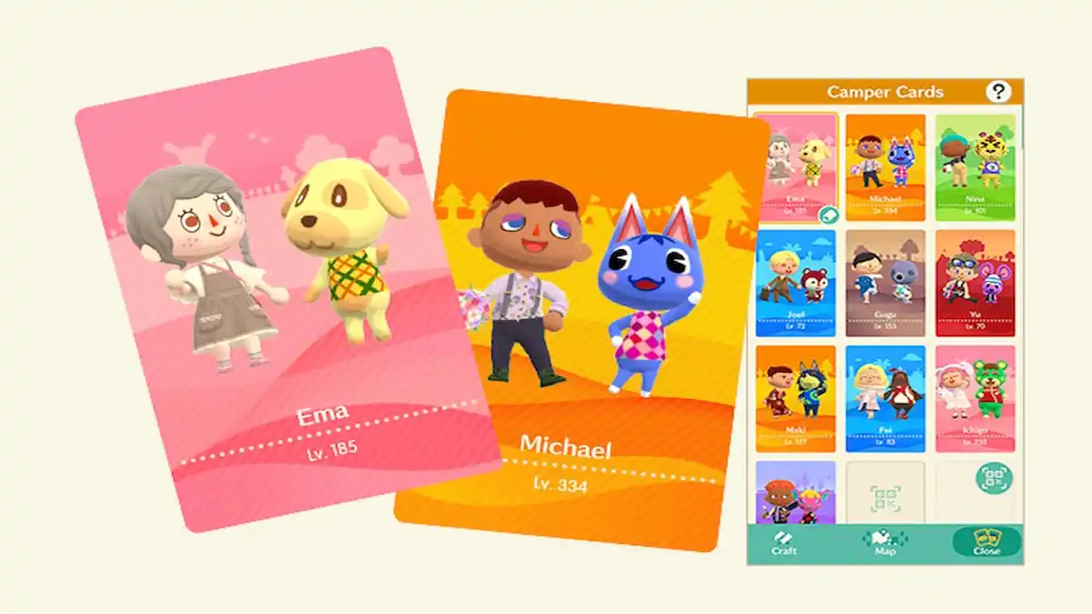 What are Camper Cards in Animal Crossing: Pocket Camp Complete?