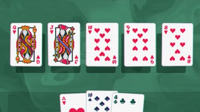 Straight Flush hand in Balatro