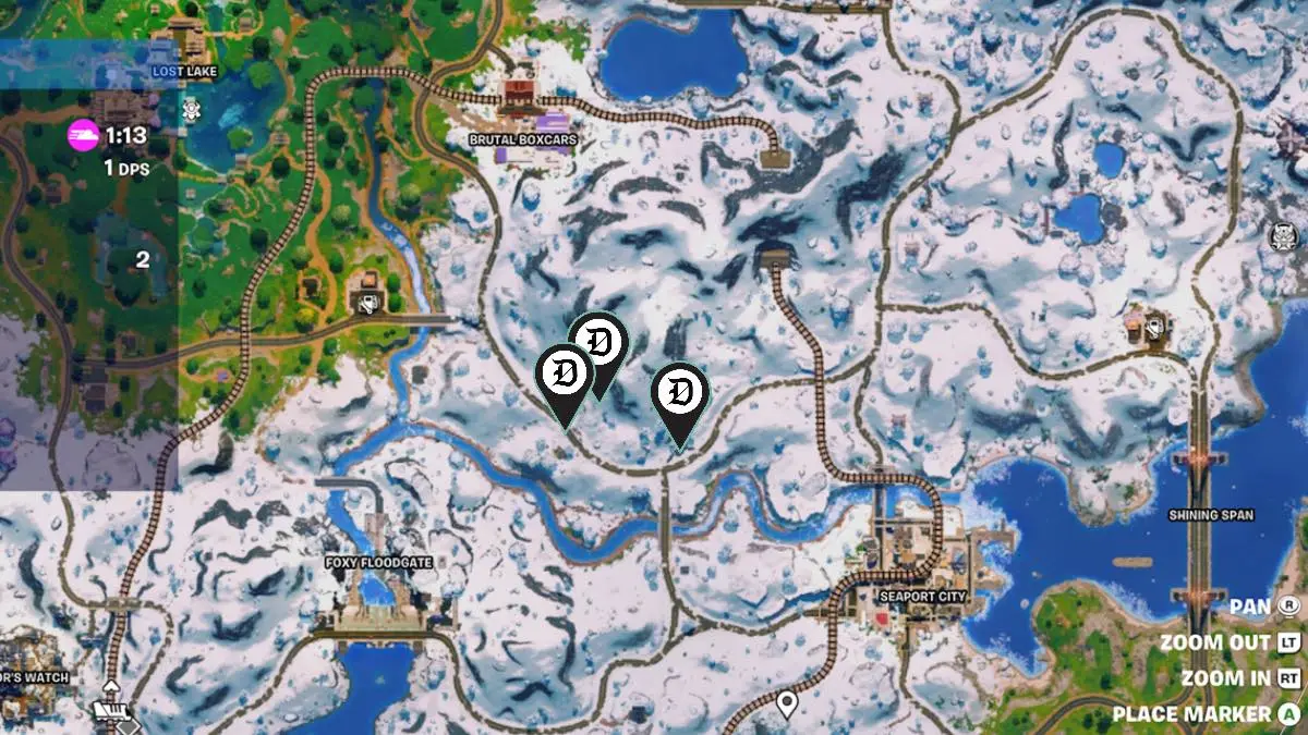 Wintervestigation clues locations fortnite