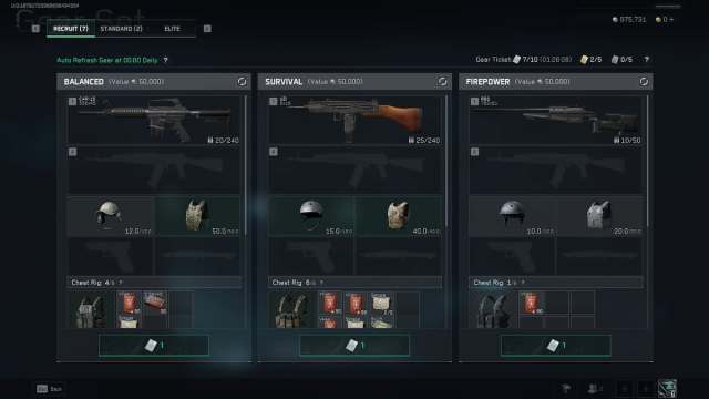 Delta Force gear sets