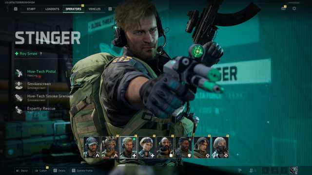 Stinger operator screen in Dot Esports