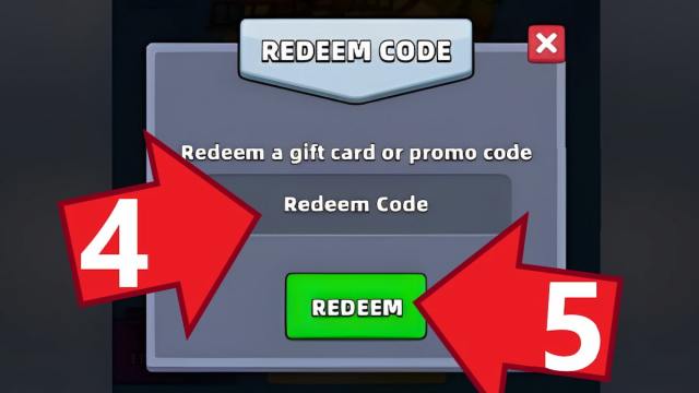 Raid Rush Redeem Code window