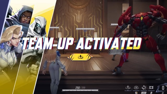 Team Up activated between characters in Marvel Rivals