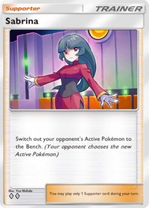 Sabrina Pokémon TCG Pocket card.