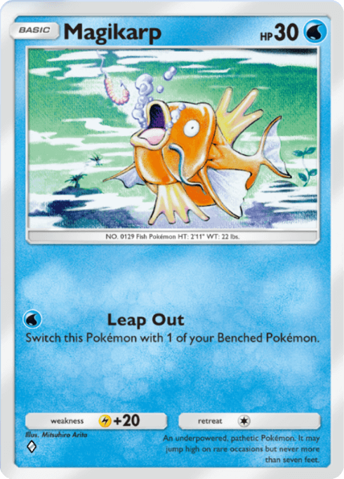 Magikarp Pokémon TCG Pocket card.