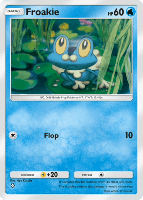 Froakie Pokémon TCG Pocket card.