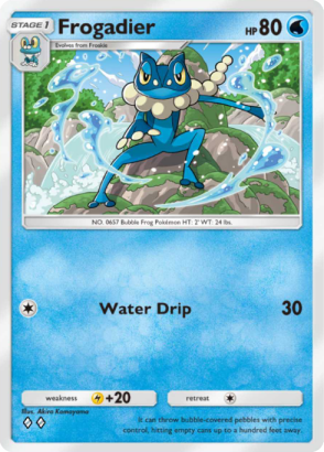 Froakie Pokémon TCG Pocket card.