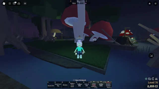 Mushgrove Swamp in Roblox Fisch.