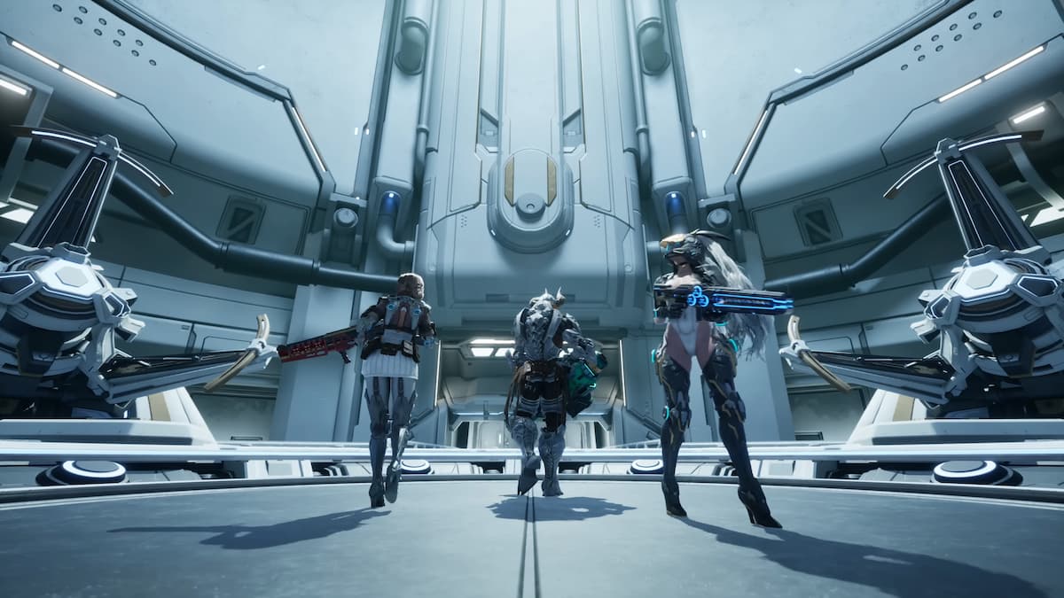 Bunny, Ajax, and Viessa on the Void Vessel ship