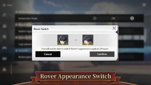 Wuthering Waves 2.0 main character rover appearance swap